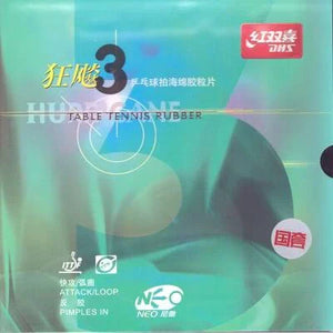DHS Hurricane Neo Table Tennis Rubber Review.