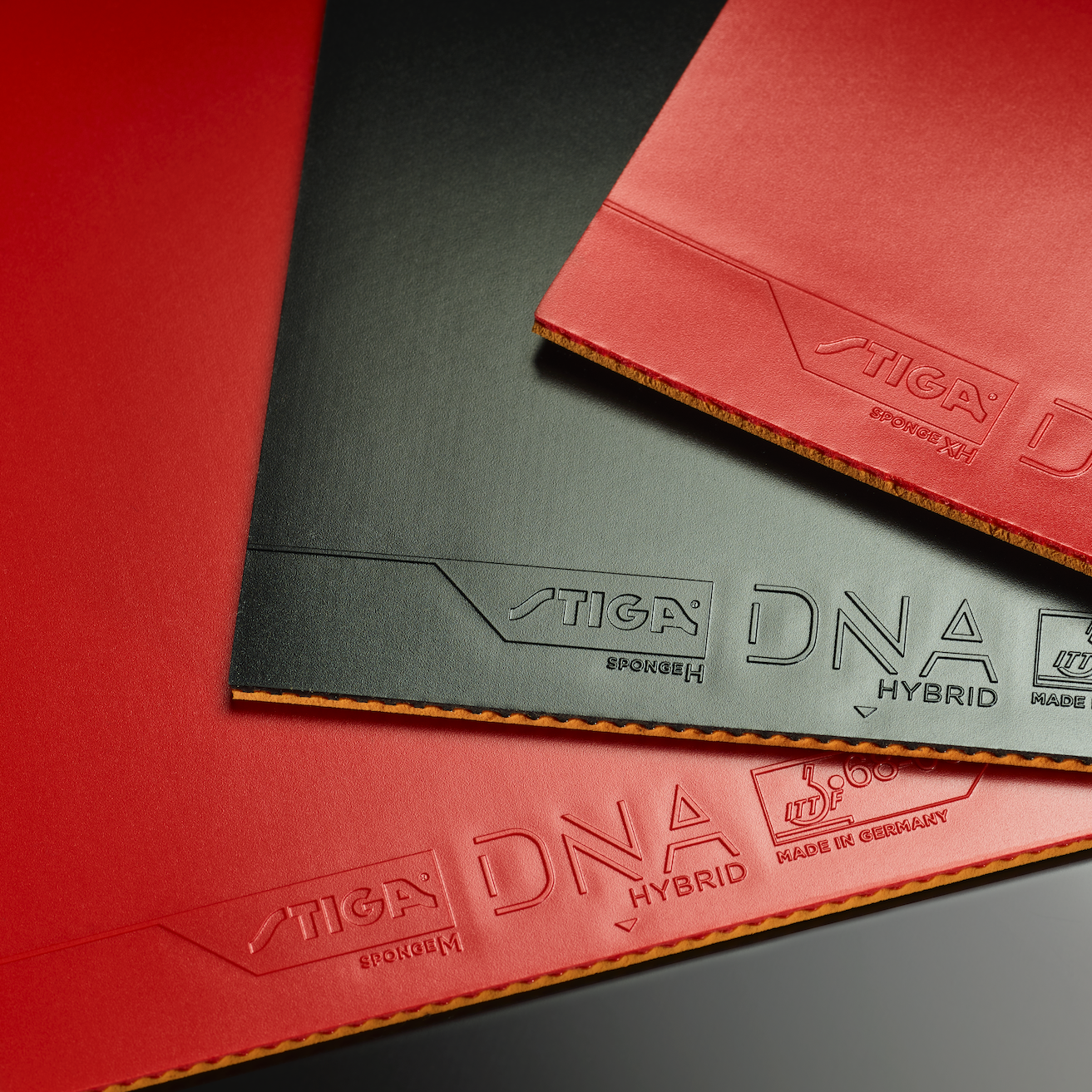 Stiga dna hybrid m table tennis rubber