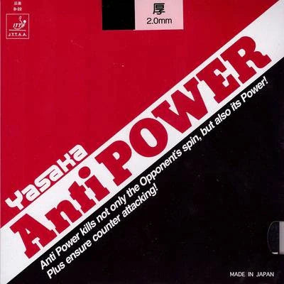 Yasaka Antipower Table Tennis Rrubber
